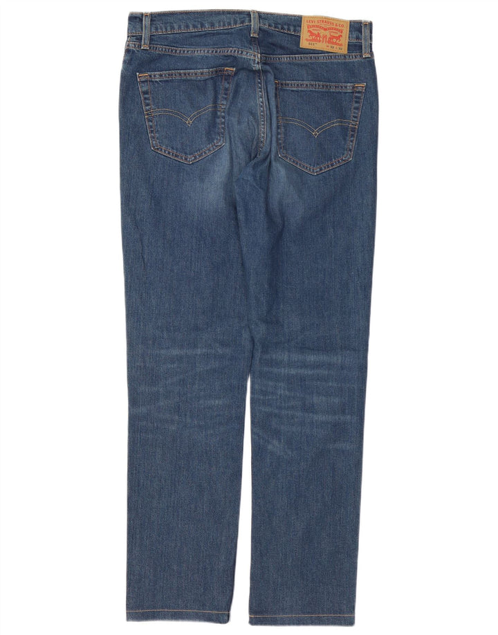 LEVI'S Mens 511 Slim Jeans W32 L30 Blue Cotton