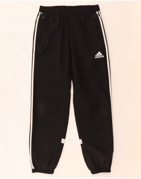 Adidas Mens Tracksuit Trousers Joggers Medium Black Colourblock Polyester