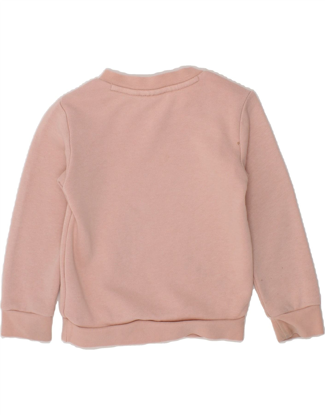 ADIDAS Baby Girls Graphic Sweatshirt Jumper 9-12 Months Pink Cotton Vintage Adidas and Second-Hand Adidas from Messina Hembry 