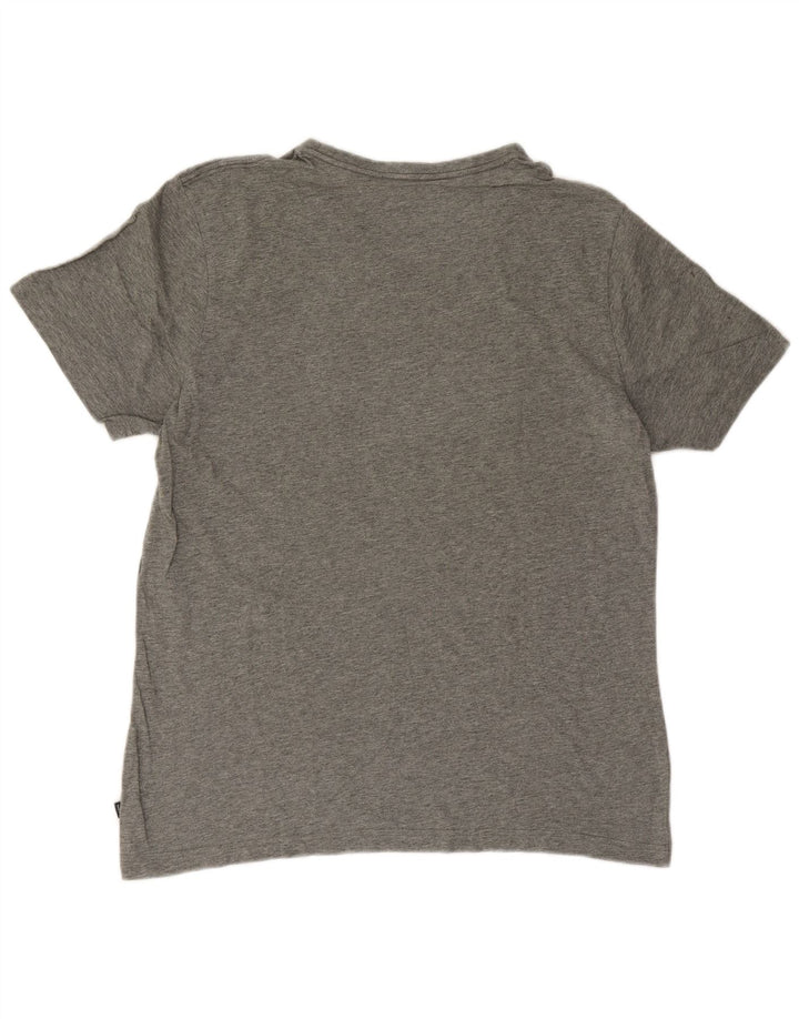 Puma Mens Graphic T-Shirt Top Large Grey
