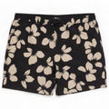 Marks & Spencer Mens Swimming Shorts Medium Black Floral Polyester