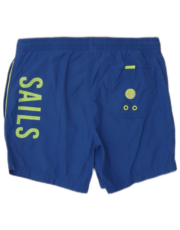 North Sails Boys Graphic Swimming Shorts 11-12 Years  Blue Polyester
