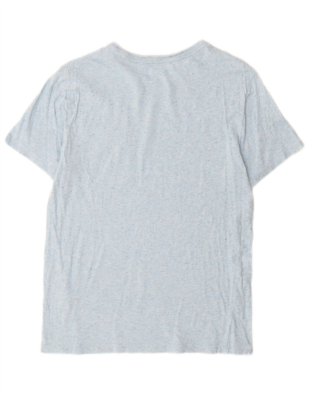 J. Crew Mens T-Shirt Top Small Blue Flecked Cotton