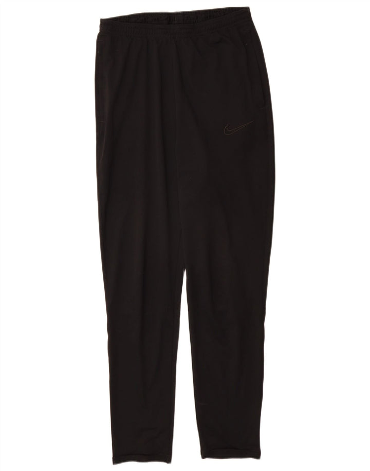 Nike Mens Dri Fit Tracksuit Trousers Small Black Polyester