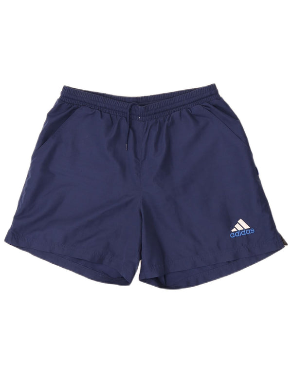 Adidas Mens Sport Shorts Large Navy Blue Polyester Sports