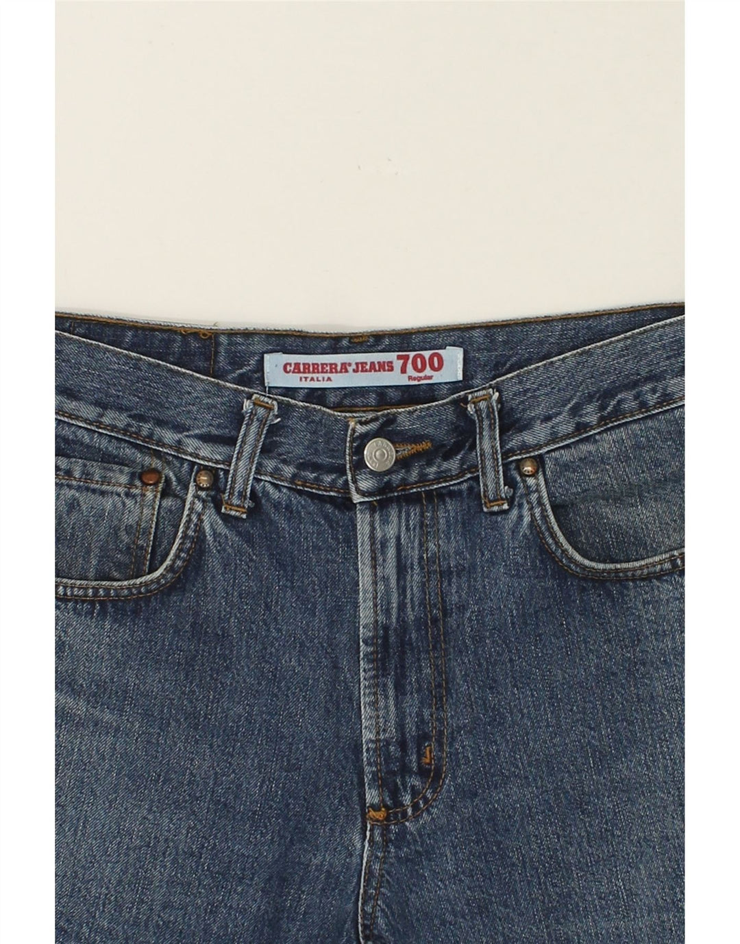 CARRERA Mens 700 Regular Slim Jeans W32 L30 Blue Cotton