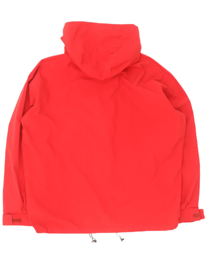 Aesse Mens Hooded Rain Jacket IT 60 5XL Red