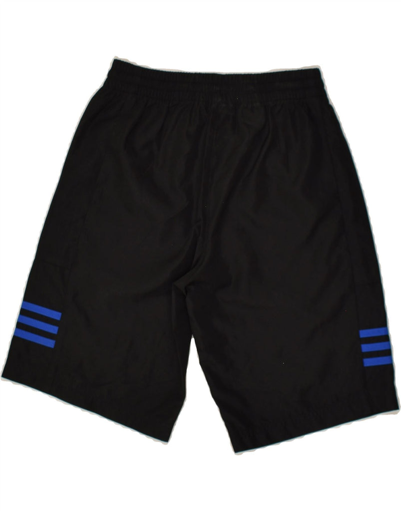 ADIDAS Boys Sport Shorts 11-12 Years Black Polyester | Vintage Adidas | Thrift | Second-Hand Adidas | Used Clothing | Messina Hembry 