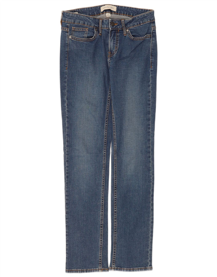 Calvin Klein Womens Straight Jeans W30 L30 Blue