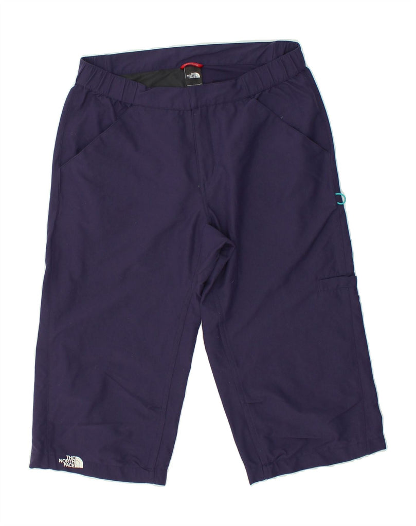 THE NORTH FACE Womens Capri Tracksuit Trousers UK 14 Medium Purple Nylon | Vintage The North Face | Thrift | Second-Hand The North Face | Used Clothing | Messina Hembry 