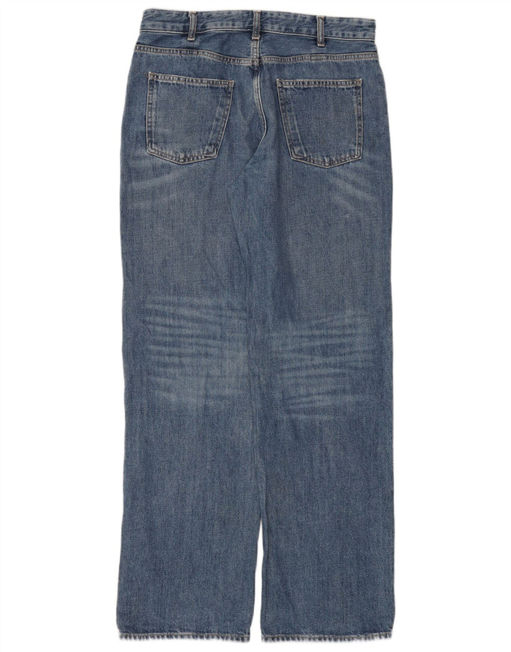 Zara Womens Straight Jeans EU 42 Large W32 L31 Blue Cotton