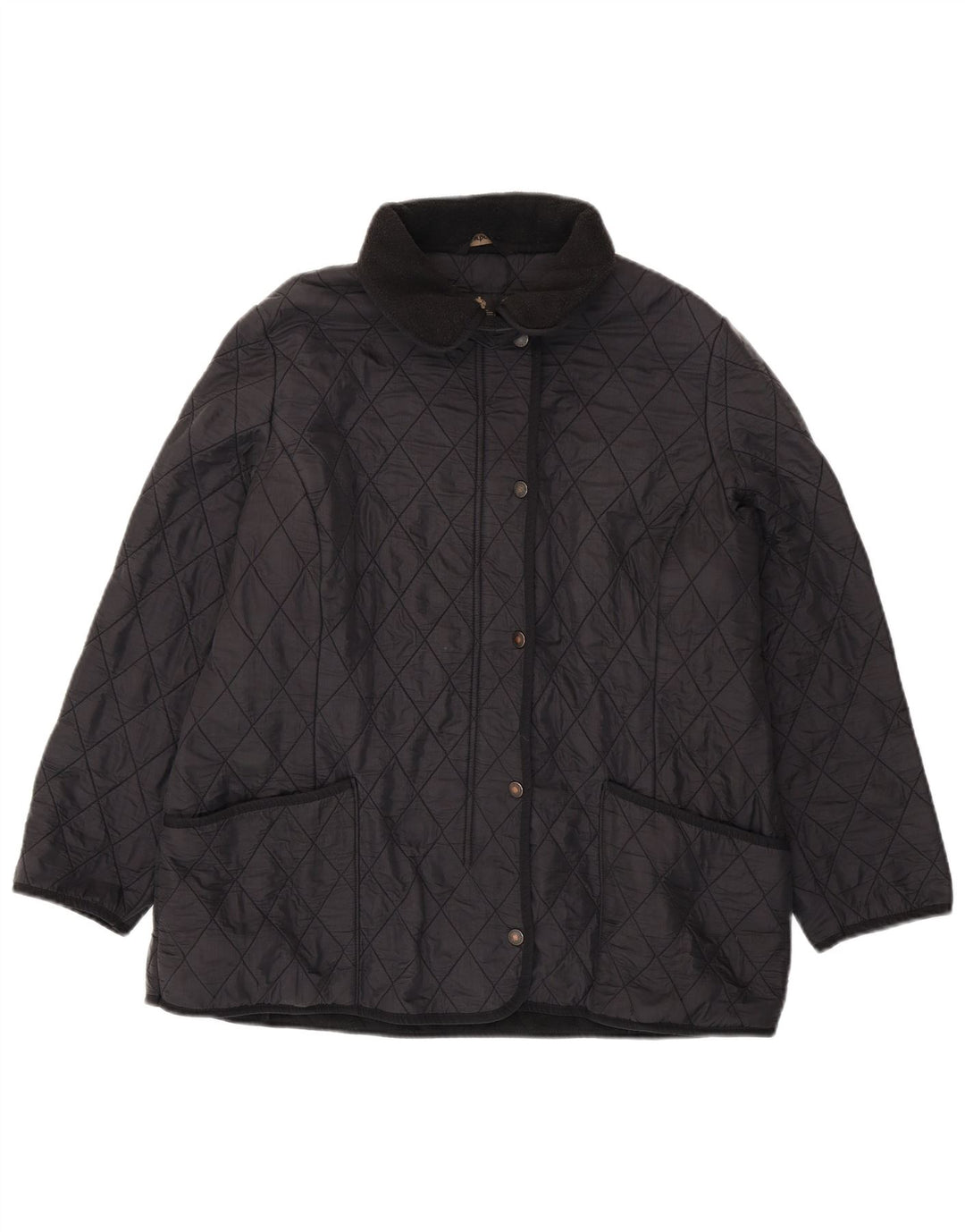 BARBOUR Womens Quilted Jacket UK 20 2XL Black Polyamide