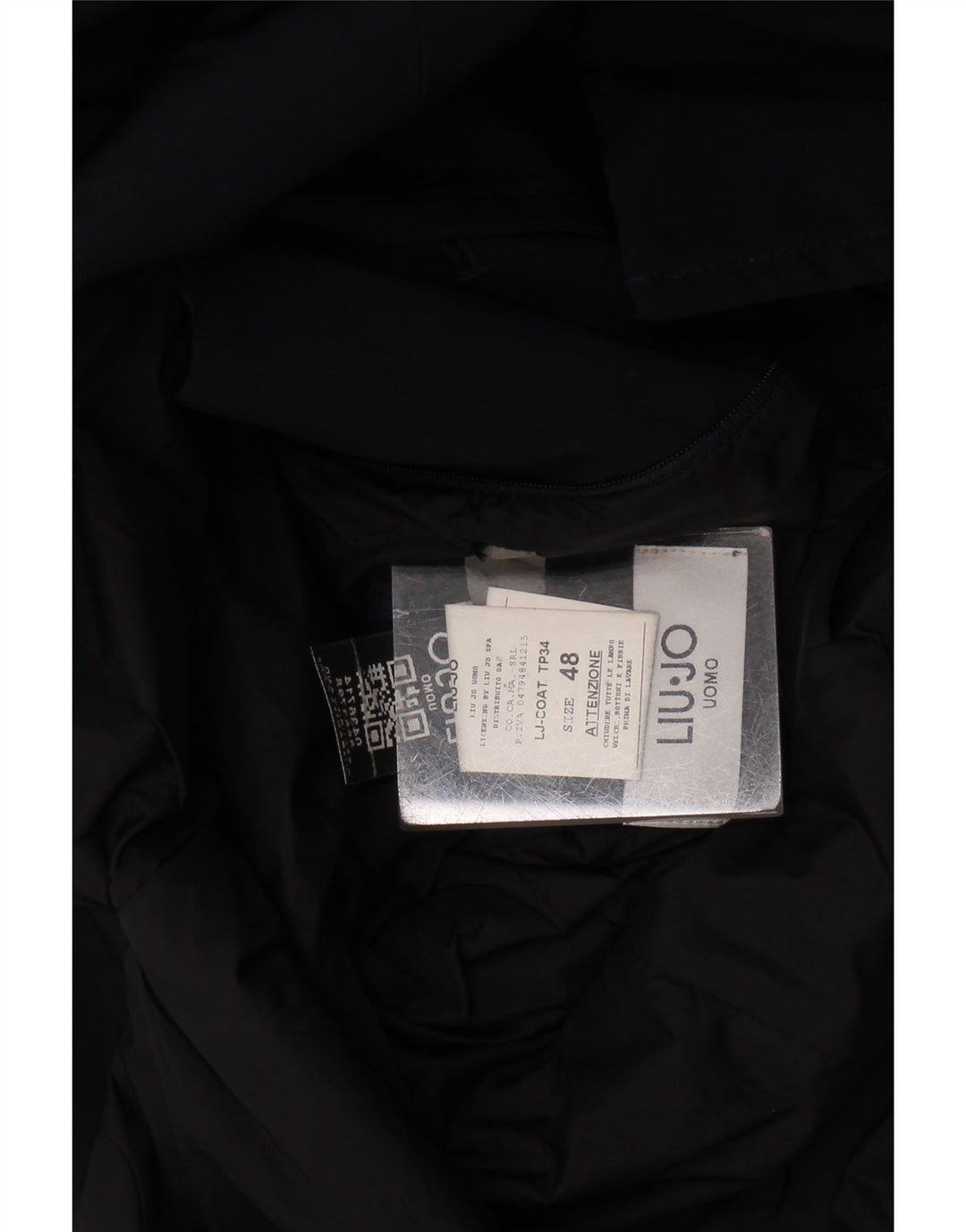 Liu Jo Mens 3 Button Blazer Jacket IT 48 Medium Navy Blue Polyester