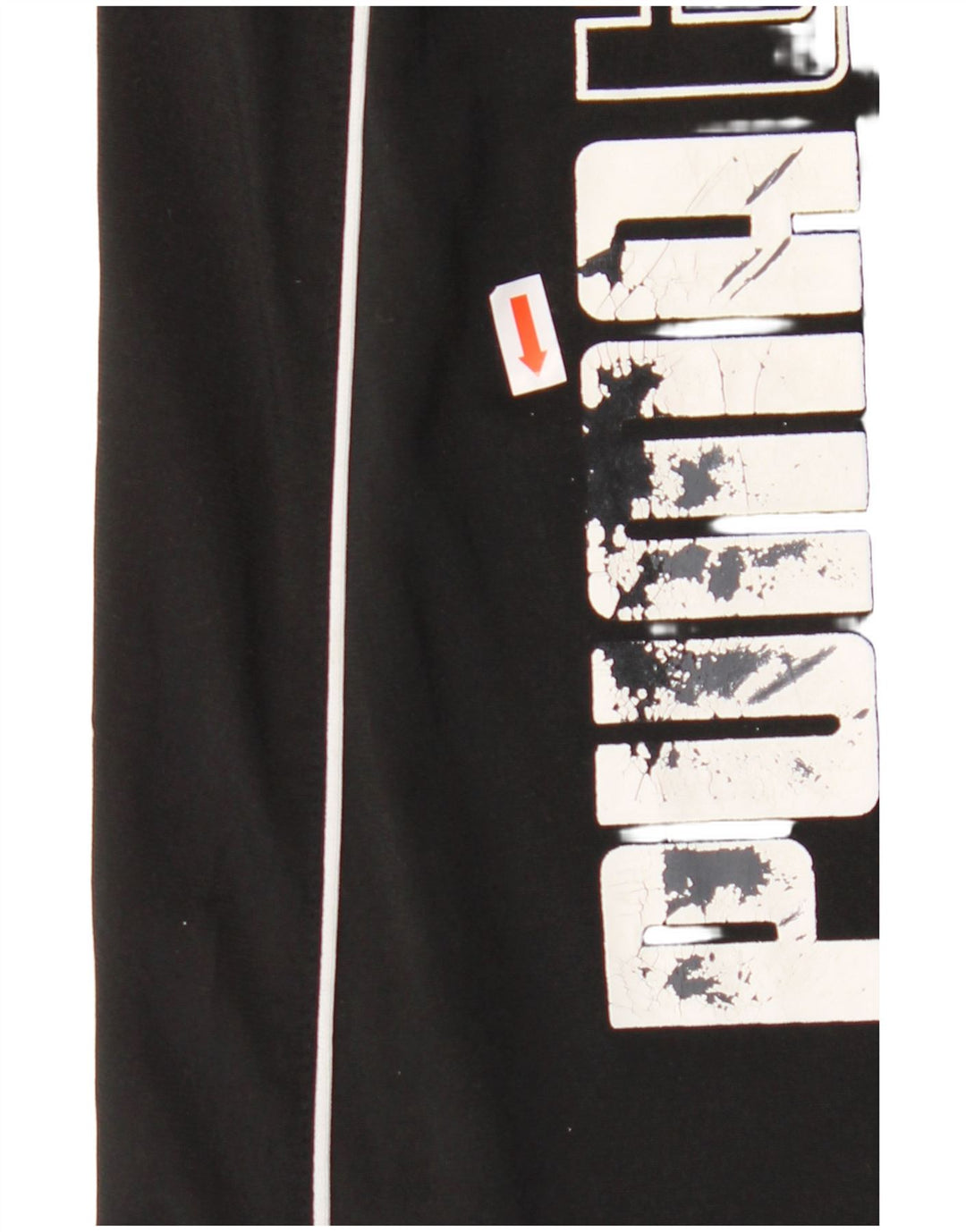 PUMA Boys Graphic Tracksuit Trousers Joggers 13-14 Years XL Black