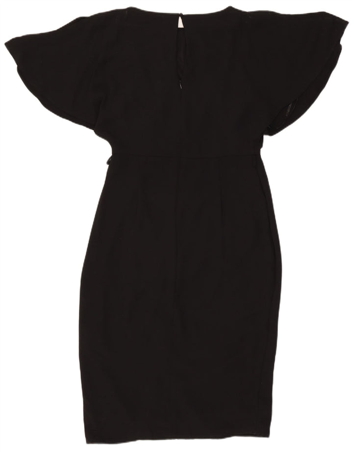 Coast Womens Sheath Dress UK 14 Medium Black Polyester
