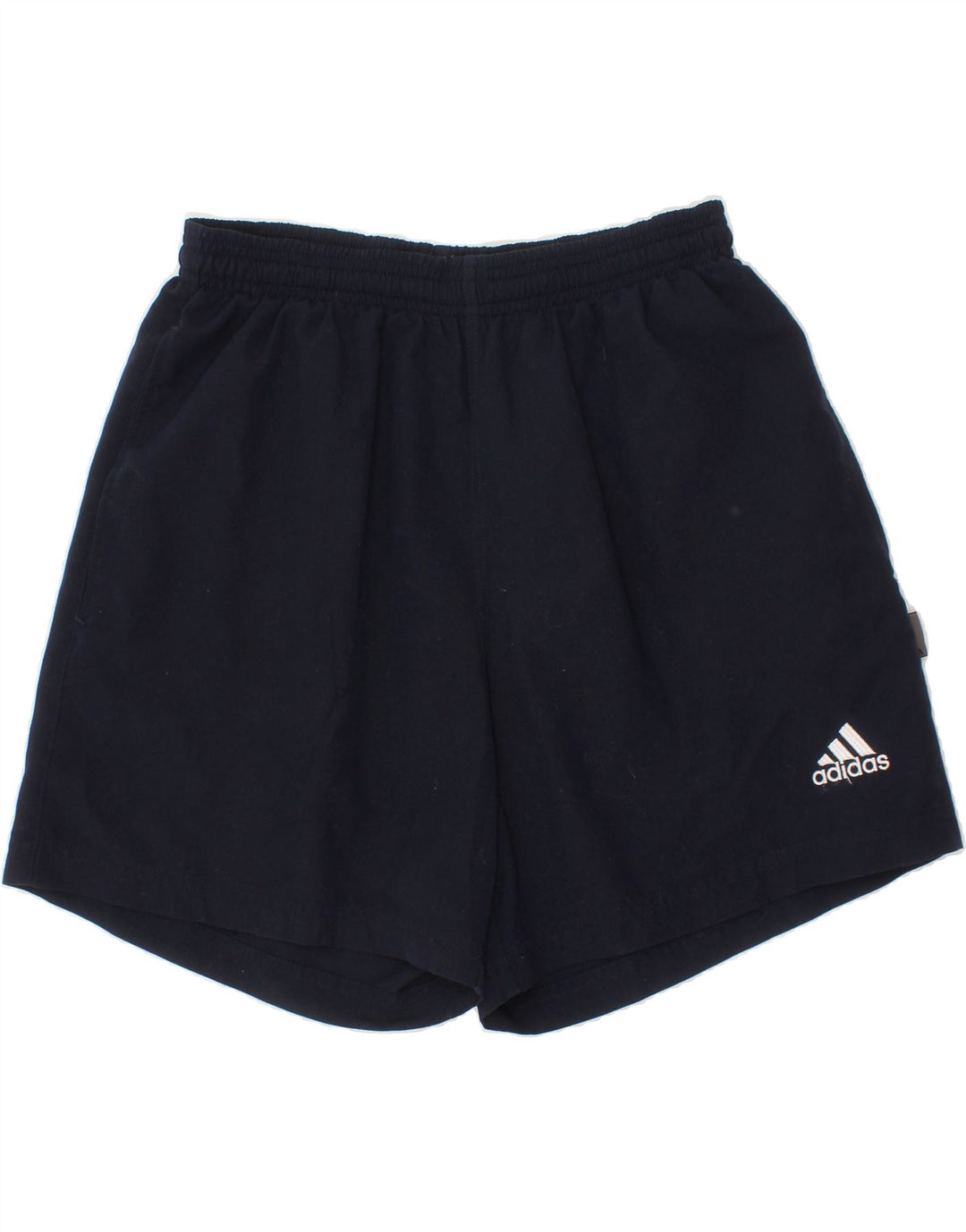 ADIDAS Boys Sport Shorts 13-14 Years  Navy Blue Polyester Vintage Adidas and Second-Hand Adidas from Messina Hembry 