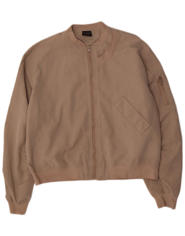 Vintage Mens Bomber Jacket UK 42 XL Beige