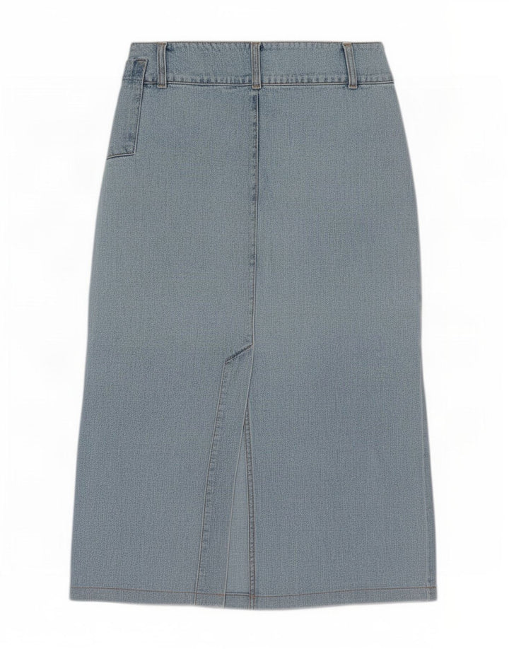 Rifle Womens Denim Skirt W28 Medium Blue Cotton