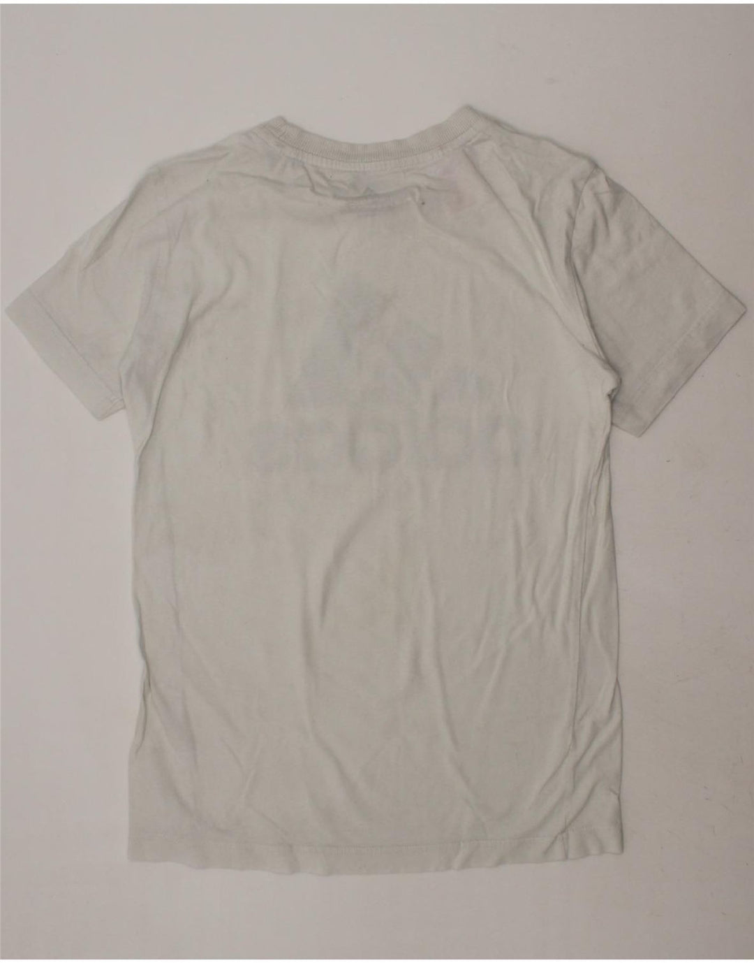 ADIDAS Boys Graphic T-Shirt Top 11-12 Years White Vintage Adidas and Second-Hand Adidas from Messina Hembry 