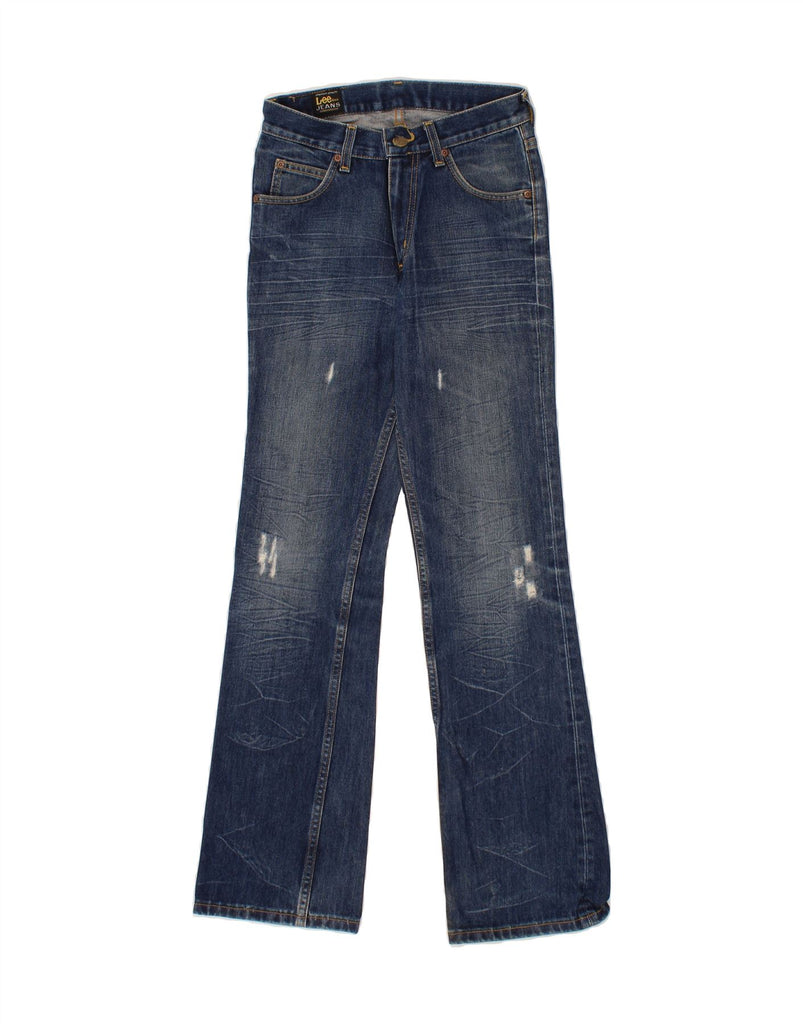 LEE Womens REED Distressed Bootcut Jeans W27 L32 Blue Cotton Vintage Lee and Second-Hand Lee from Messina Hembry 
