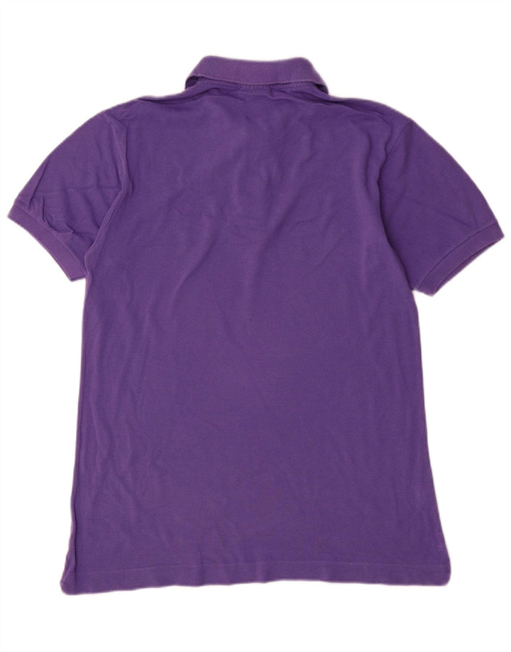 Lacoste Mens Polo Shirt Size 3 Small Purple Cotton
