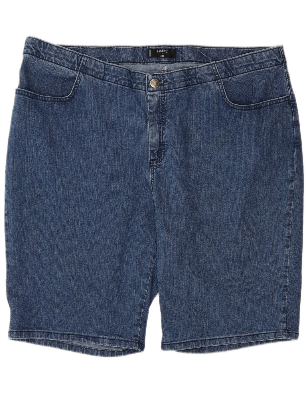 Lee Womens Riders Denim Shorts US 20 3XL W40 Blue Cotton