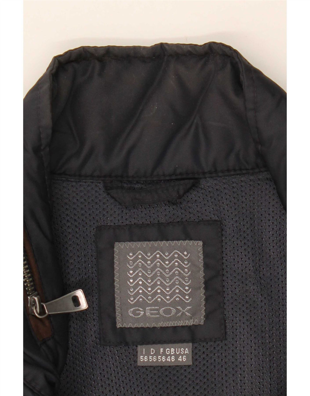 Geox Mens Hooded Utility Jacket UK 46 3XL Navy Blue