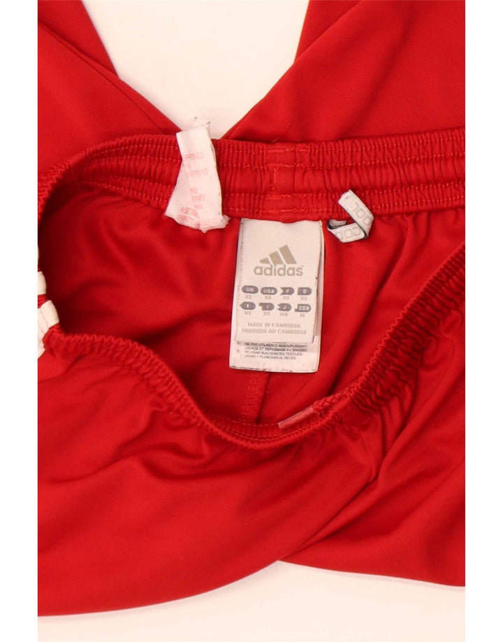 Adidas Mens Climacool Sport Shorts XS  Red Colourblock Polyester