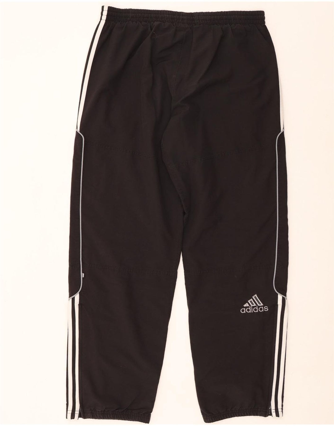 ADIDAS Mens Tracksuit Trousers Large  Black Polyester