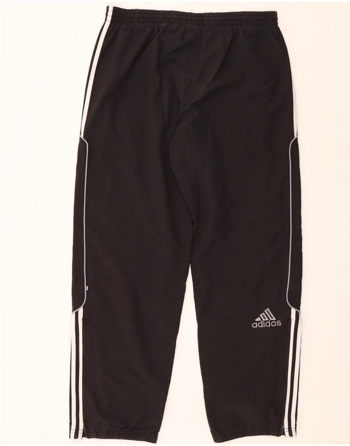 ADIDAS Mens Tracksuit Trousers Large  Black Polyester