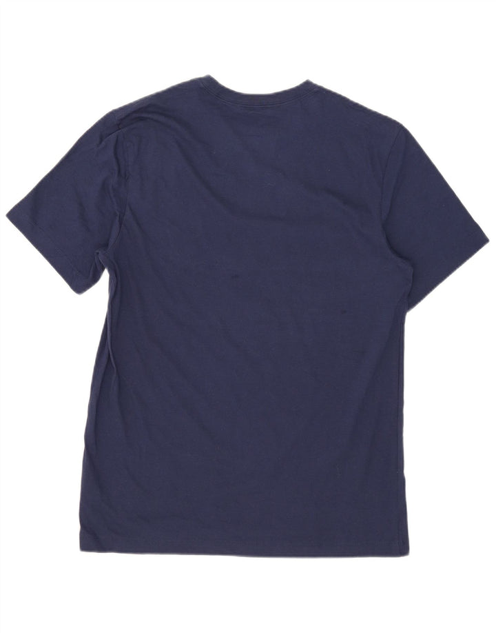 Nike Mens Graphic T-Shirt Top Medium Navy Blue Cotton