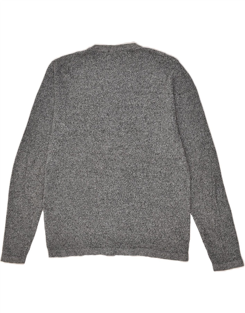 JACK & JONES Mens Crew Neck Jumper Sweater Medium Grey Flecked Cotton | Vintage Jack & Jones | Thrift | Second-Hand Jack & Jones | Used Clothing | Messina Hembry 