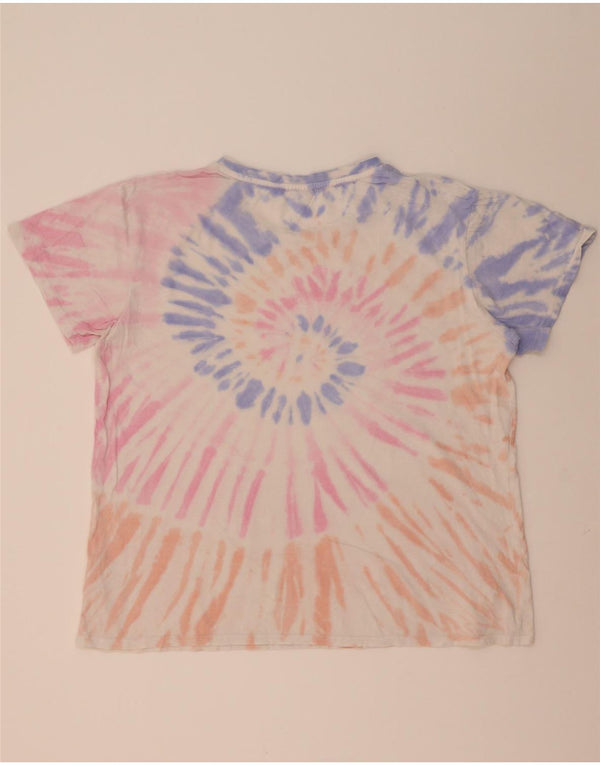 Fila Boys T-Shirt Top 13-14 Years Multicoloured Tie Dye Cotton