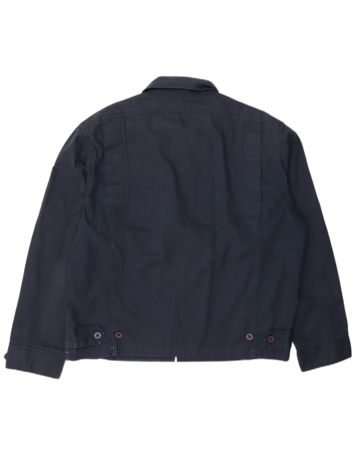CAT Mens Utility Jacket UK 38 Medium Navy Blue Polyester