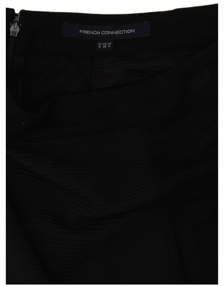 French Connection Womens Pencil Skirt UK 8 Small W26 Black Polyester