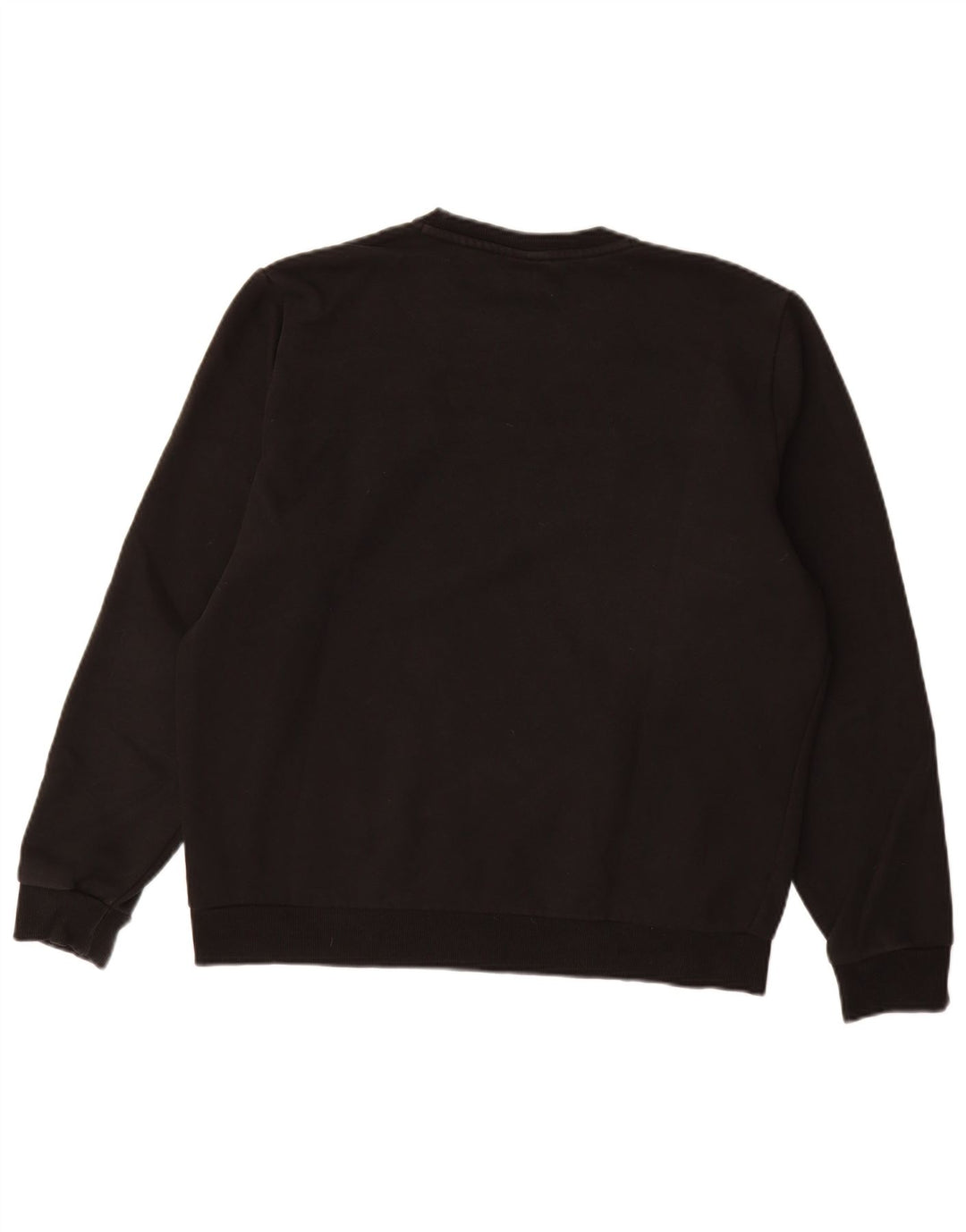 PUMA Mens Graphic Sweatshirt Jumper Large Black Cotton