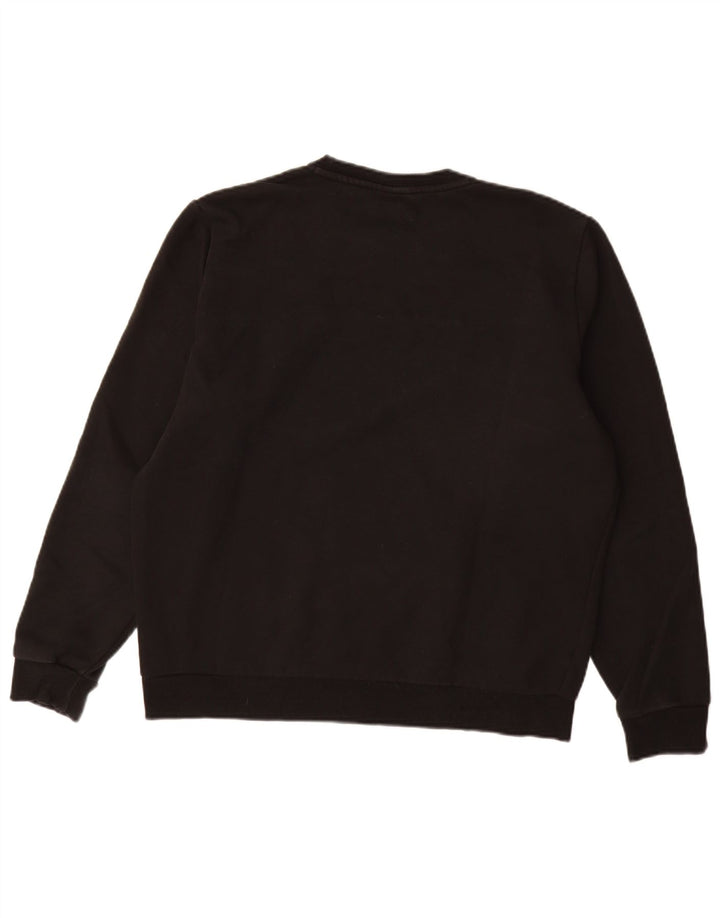 PUMA Mens Graphic Sweatshirt Jumper Large Black Cotton