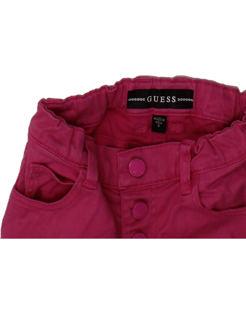 GUESS Girls Skinny Jeans 3-4 Years W18 L16 Pink Vintage Guess and Second-Hand Guess from Messina Hembry 