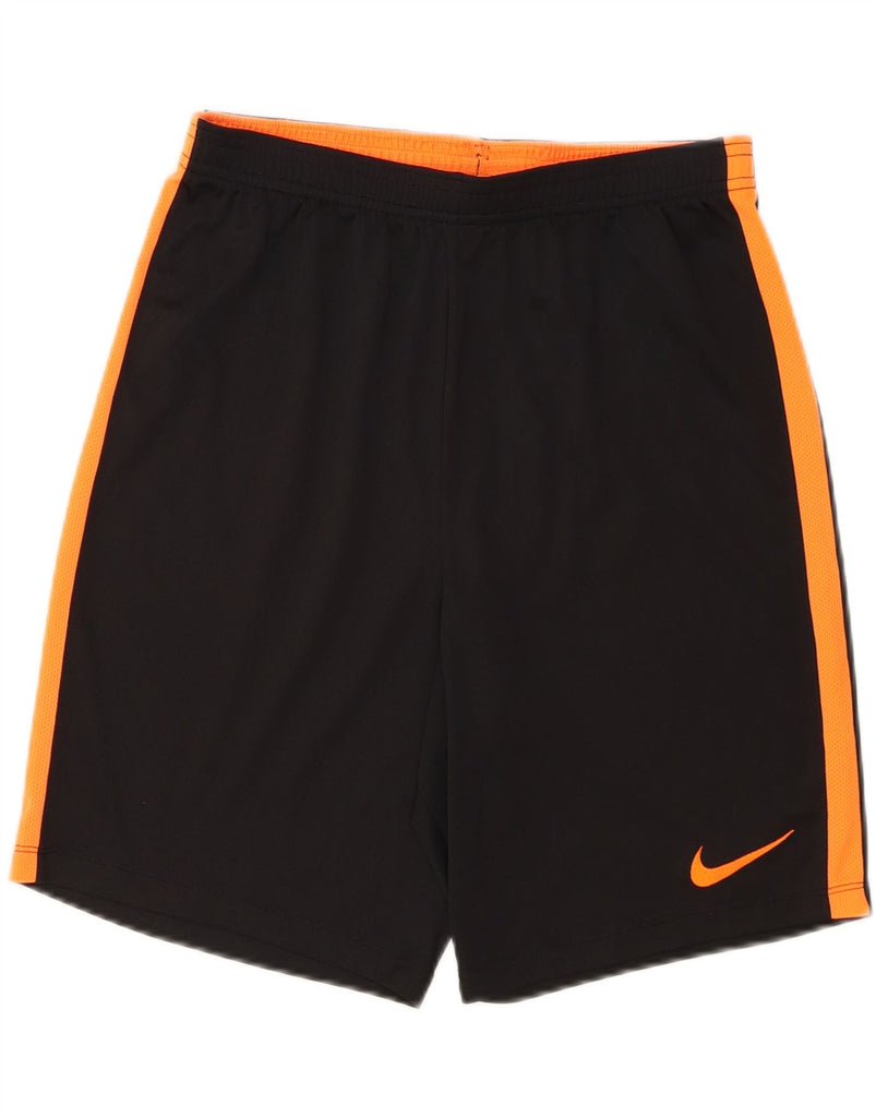 NIKE Mens Dri Fit Sport Shorts Large Black Colourblock Polyester Vintage Nike and Second-Hand Nike from Messina Hembry 