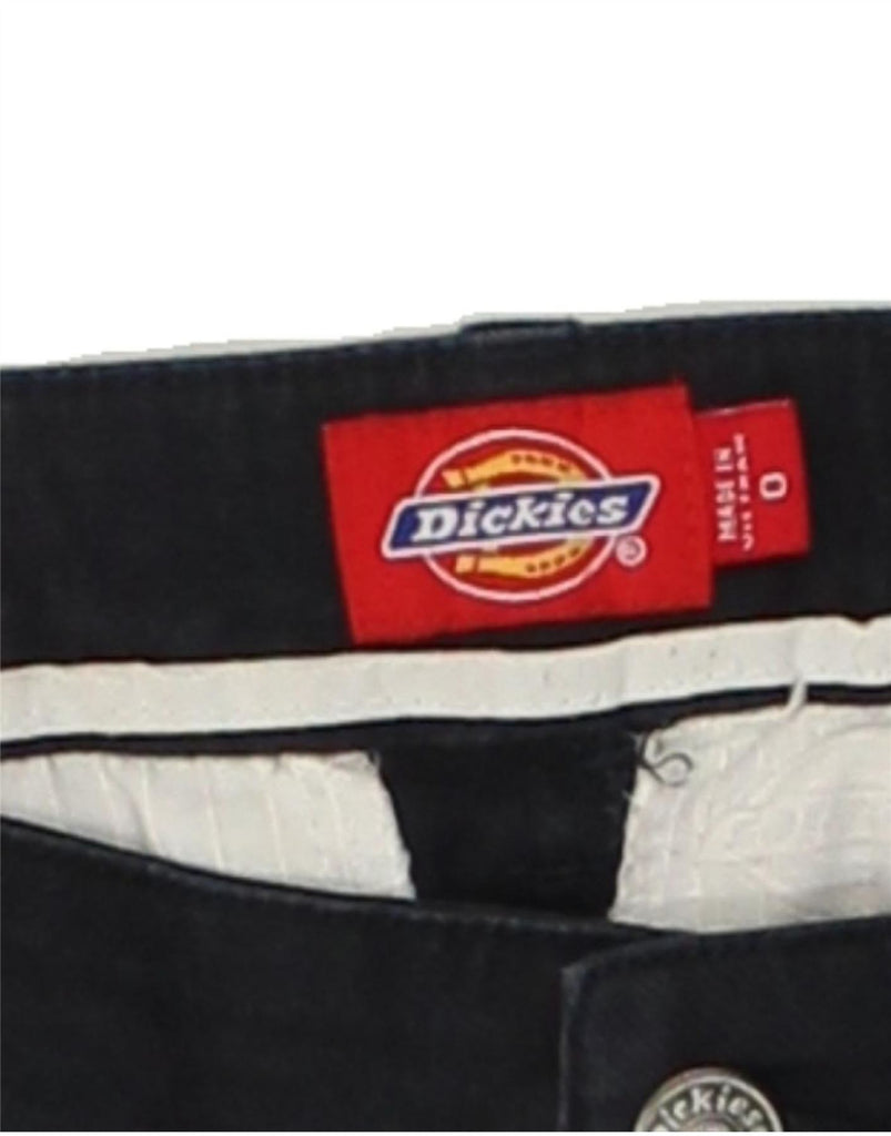 DICKIES Womens Bootcut Casual Trousers US 0 XS W26 L30  Navy Blue Cotton | Vintage Dickies | Thrift | Second-Hand Dickies | Used Clothing | Messina Hembry 