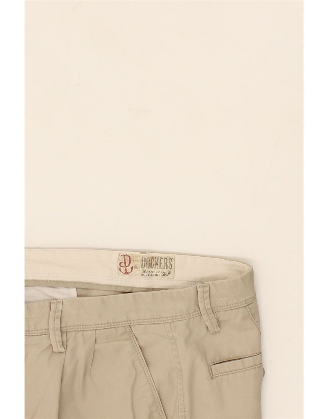 DOCKERS Mens Chino Shorts W36 Large  Beige Cotton Vintage Dockers and Second-Hand Dockers from Messina Hembry 