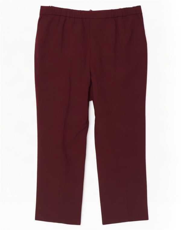 Marks & Spencer Mens Classic Fit Casual Trousers UK 18 XL W38 L26 Brown