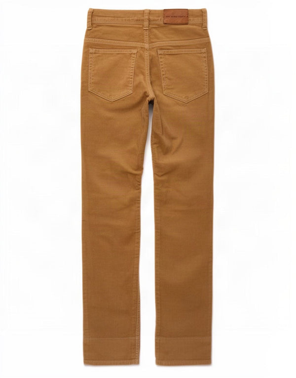 Burberry Boys Slim Corduroy Trousers 9-10 Years W22 L26 Beige