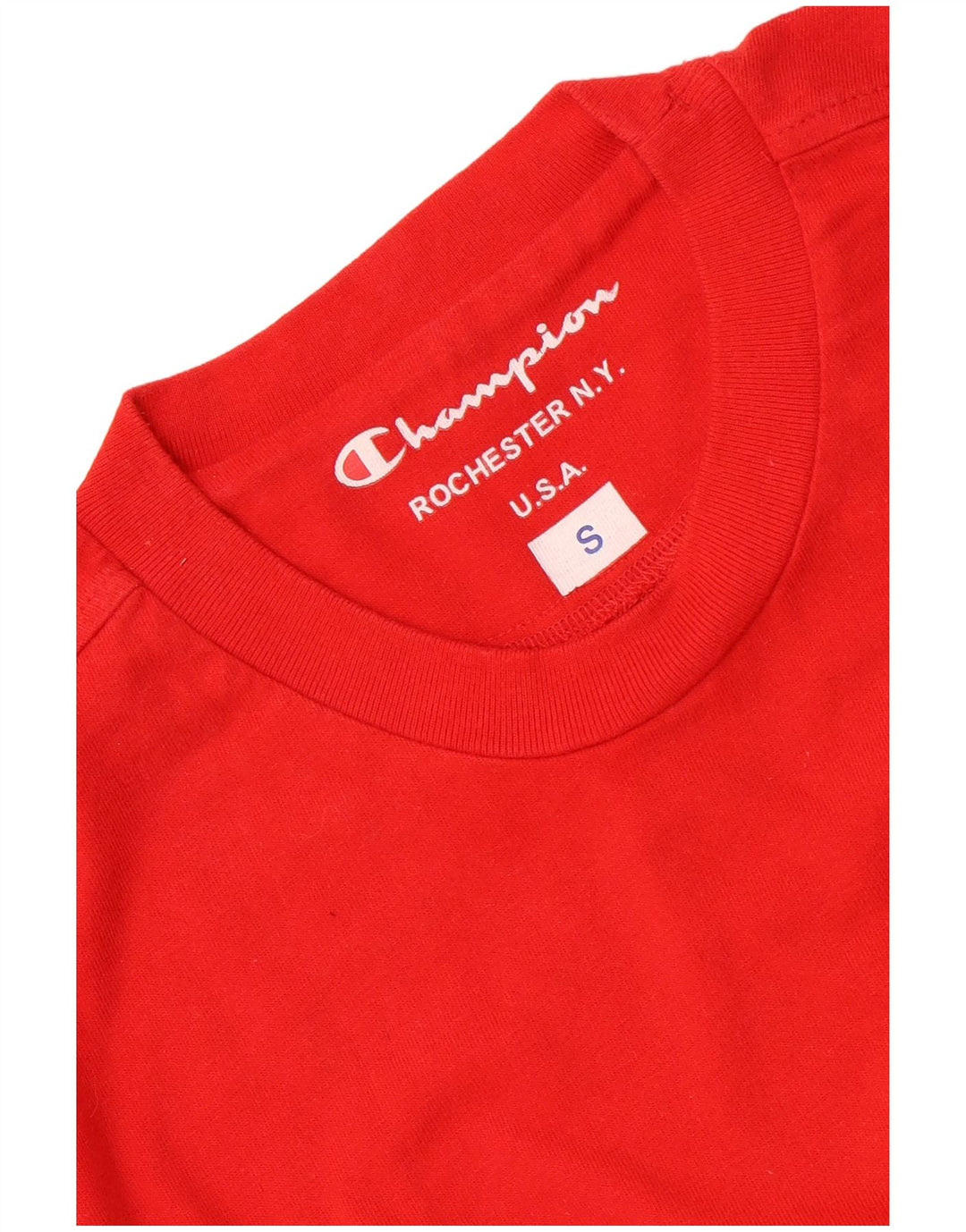Champion Mens T-Shirt Top Small Red
