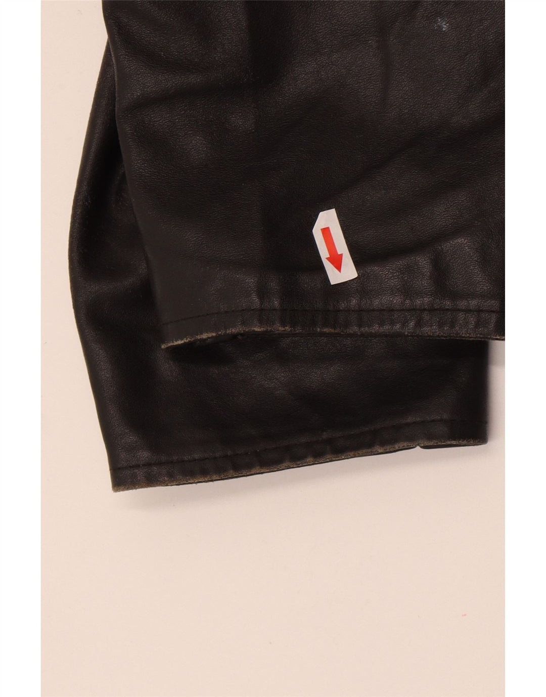 Sasch Womens Leather Jacket UK 14 Large Black Leather