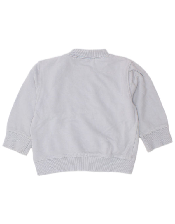 Timberland Baby Boys Graphic Sweatshirt Jumper 9-12 Months Blue Cotton