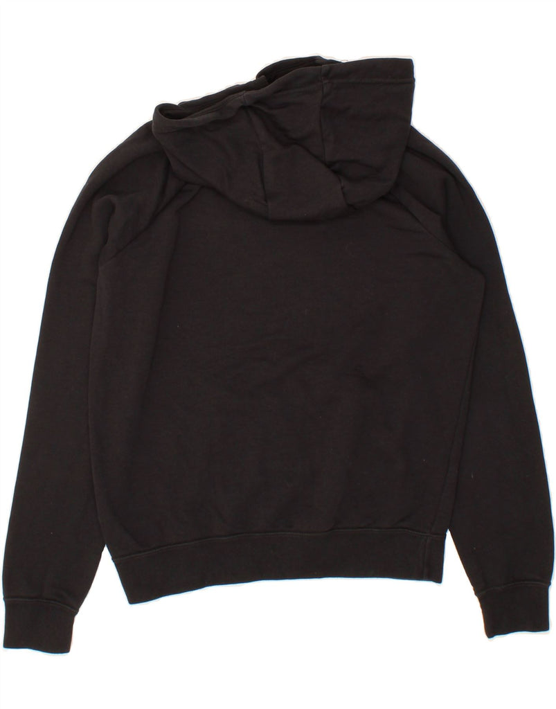 NIKE Womens Oversized Hoodie Jumper UK 6 XS Black Cotton Vintage Nike and Second-Hand Nike from Messina Hembry 