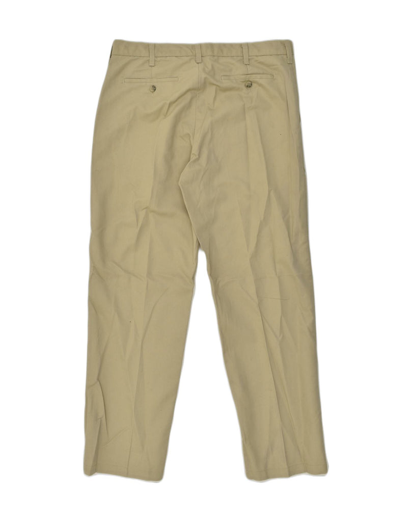 LEE Mens Relaxed Fit Chino Trousers W34 L32 Beige Polyester | Vintage Lee | Thrift | Second-Hand Lee | Used Clothing | Messina Hembry 