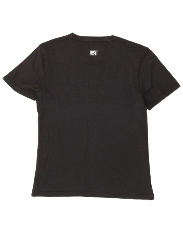 G-Star Womens Graphic T-Shirt Top UK 18 XL Black Cotton