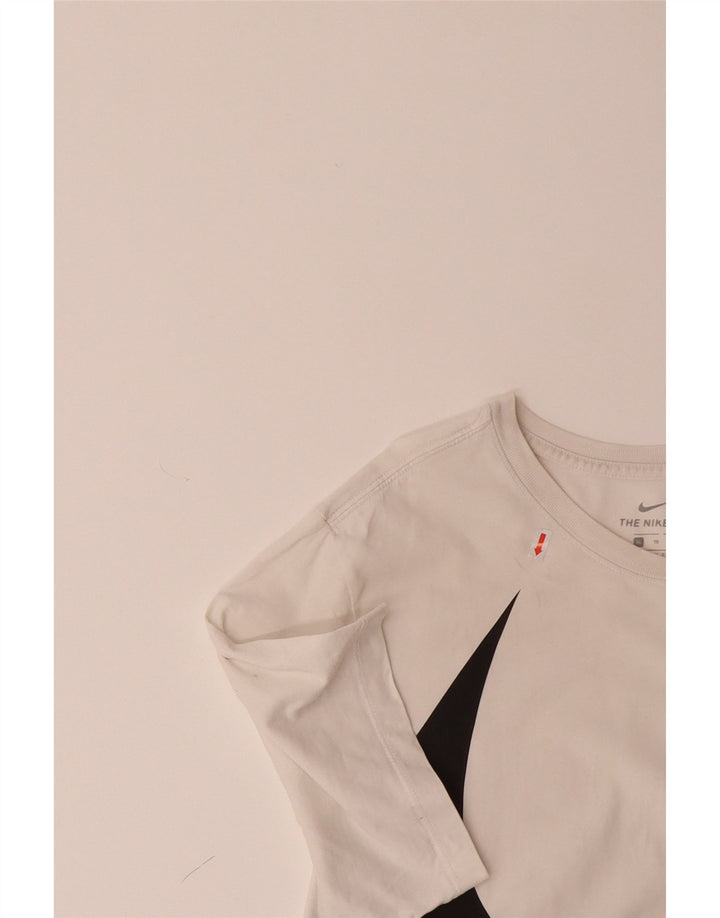 NIKE Mens Graphic T-Shirt Top XL White Cotton Vintage Nike and Second-Hand Nike from Messina Hembry 